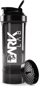 Coqueteleira Premium Pro Trio 700Ml Preta Dark Lab